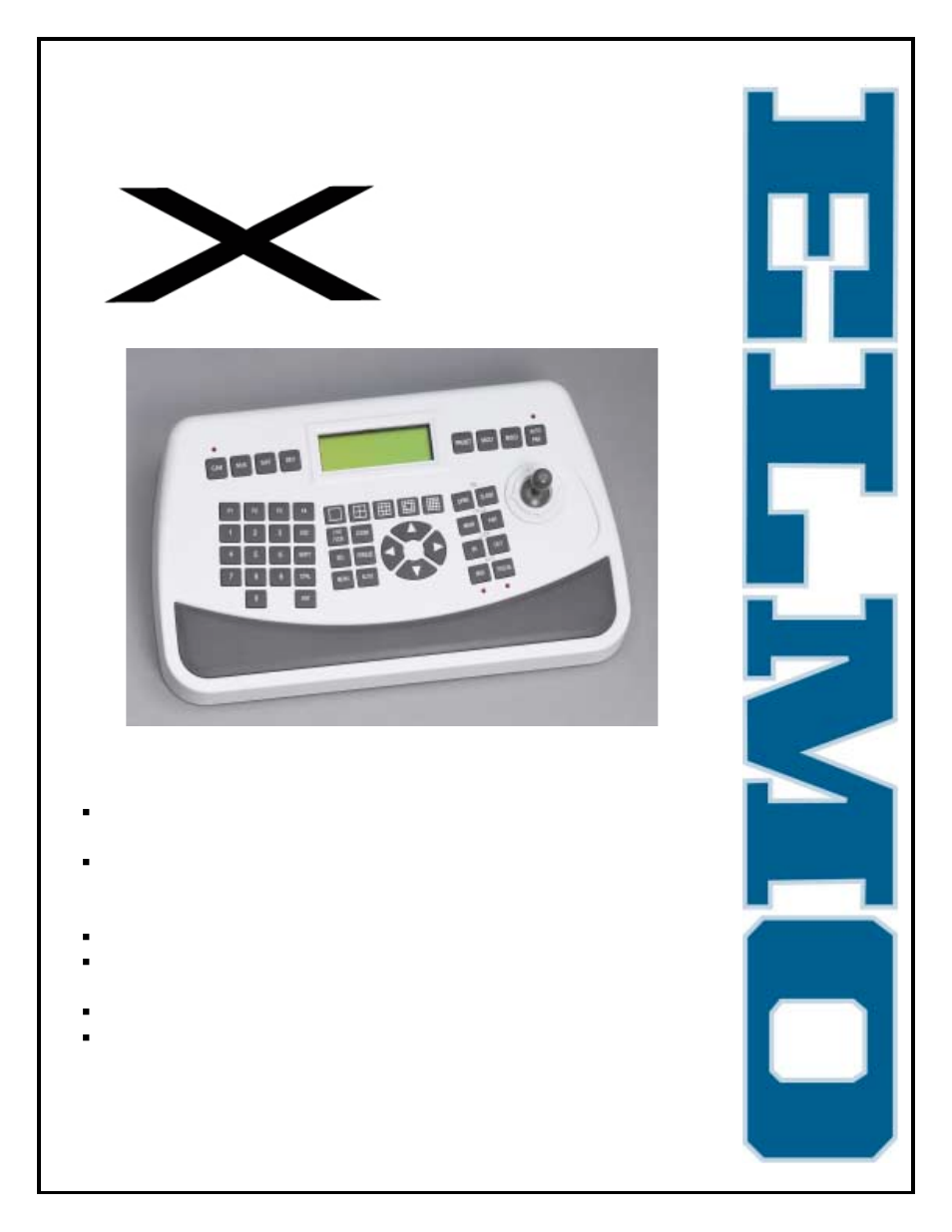 Elmo Keyboard Controller ESD-CC1X User Manual | 2 pages