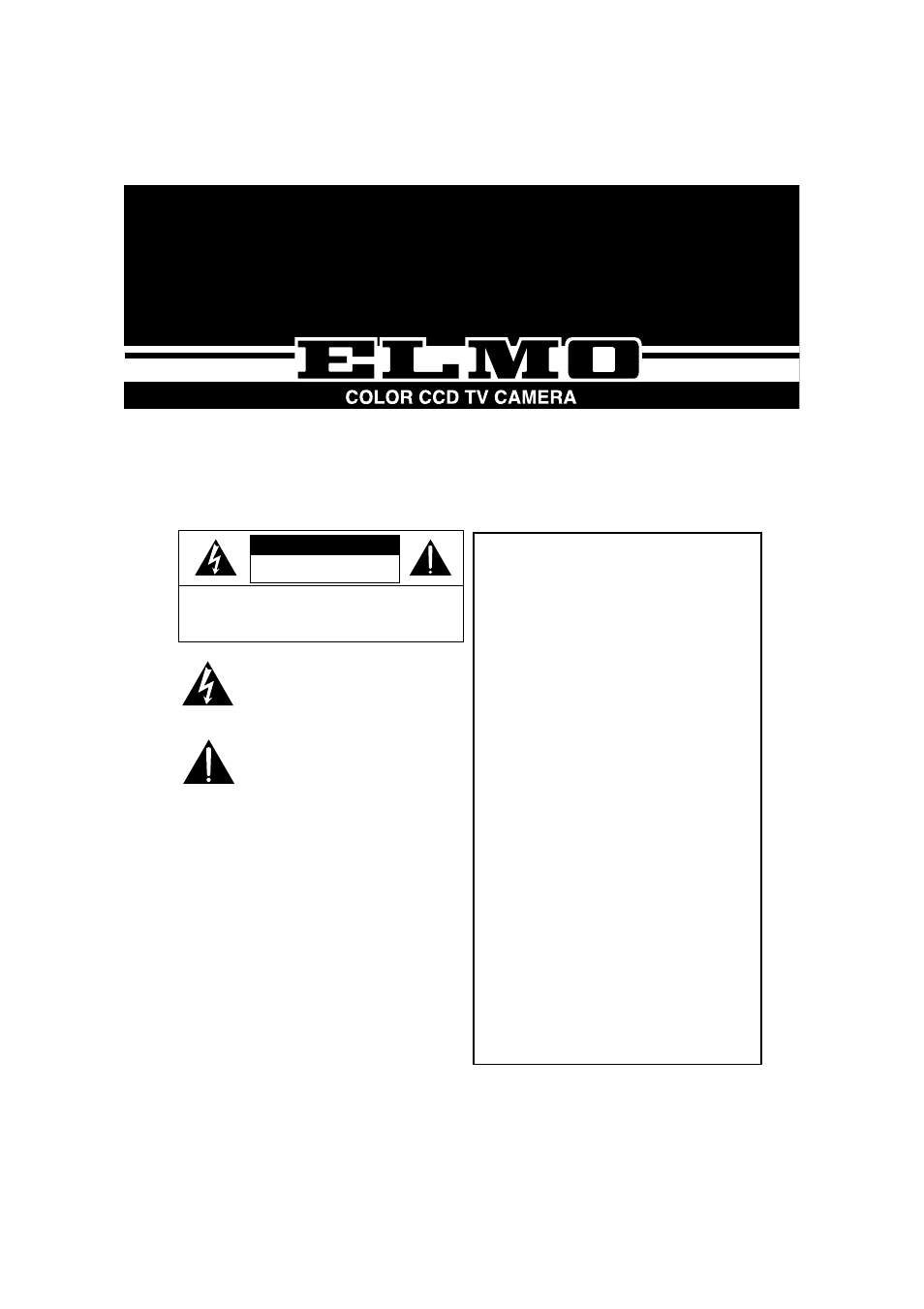 Elmo Vandal Resistant Dome Camera TND4204VX User Manual | 12 pages