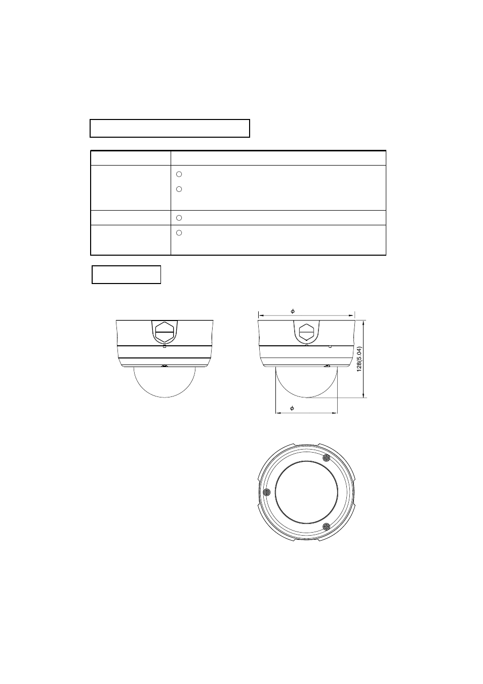 Appearance, When any failure is suspected | Elmo Vandal Resistant Dome Camera TND4204VX User Manual | Page 10 / 12