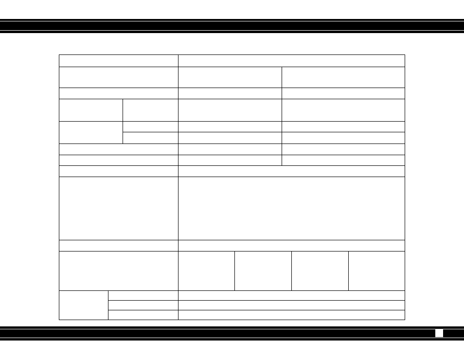 Specifications | Earthquake Sound 600WRMS User Manual | Page 9 / 12