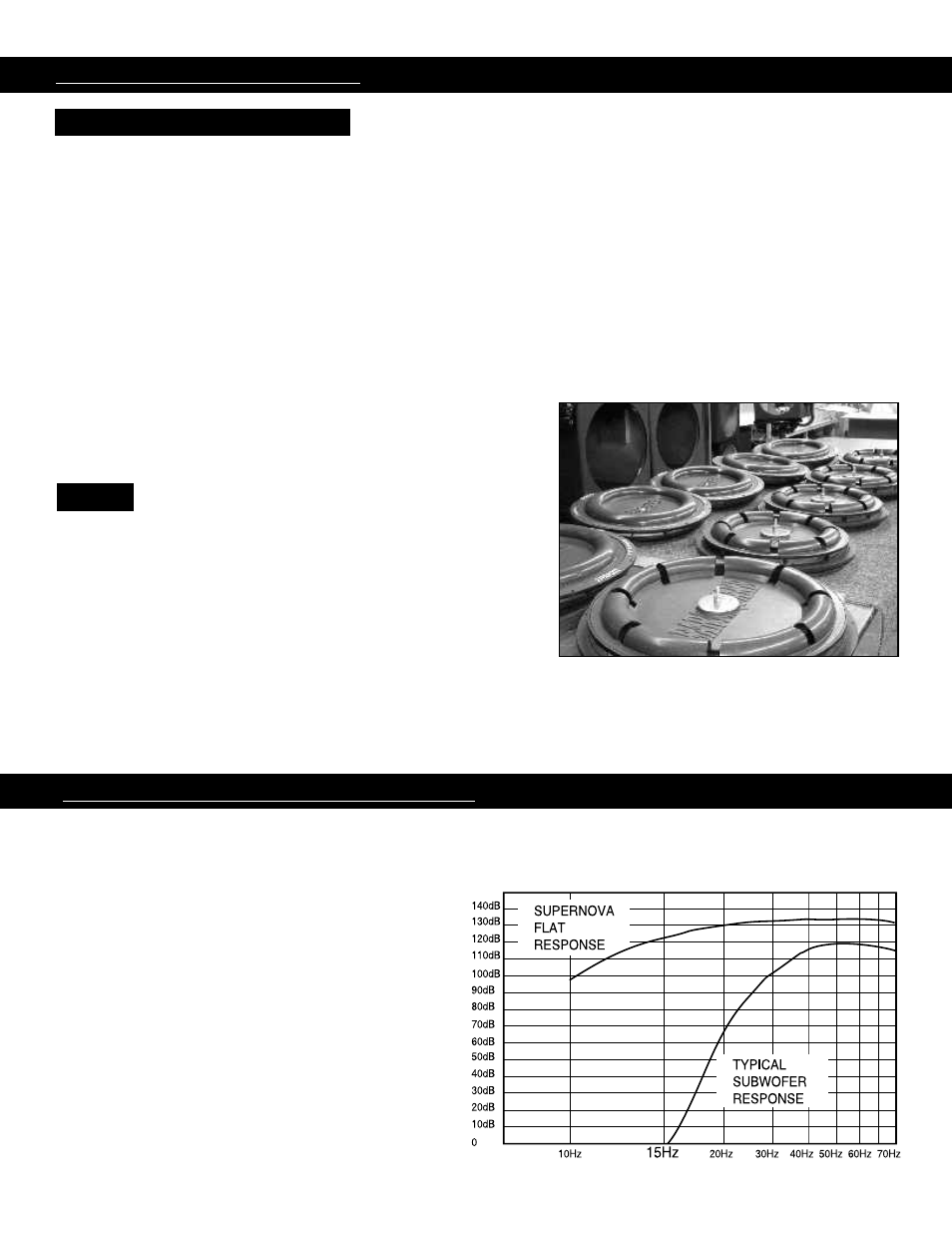 Slaps. thx standards... one octave lower, What makes a supernova, Corner loading = + 9 decibels of free power | Earthquake Sound SuperNova MKV User Manual | Page 4 / 16