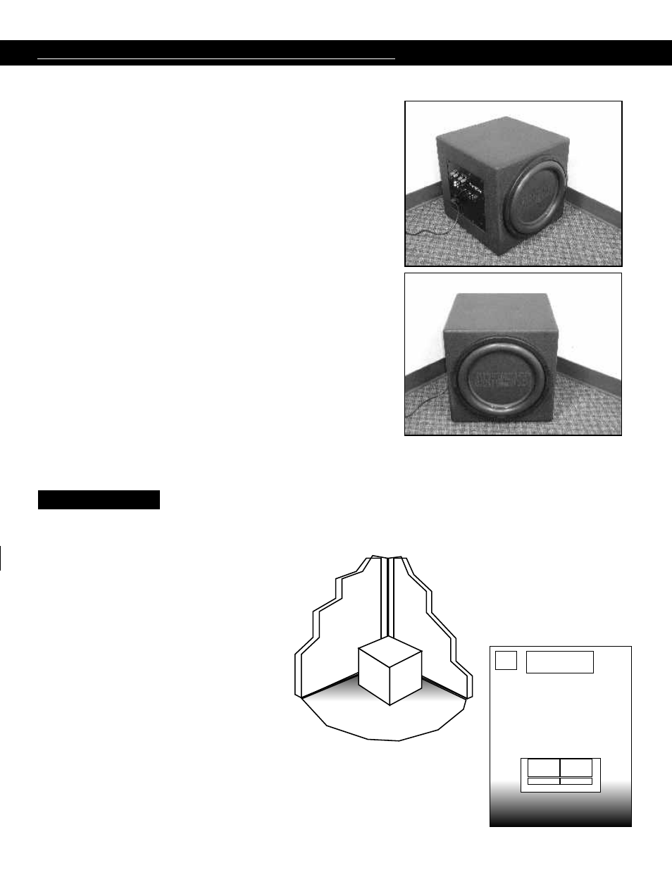 Slaps. thx standards... one octave lower, What makes a supernova, Corner loading = + 9 decibels of free power | Earthquake Sound SuperNova MKV User Manual | Page 5 / 16