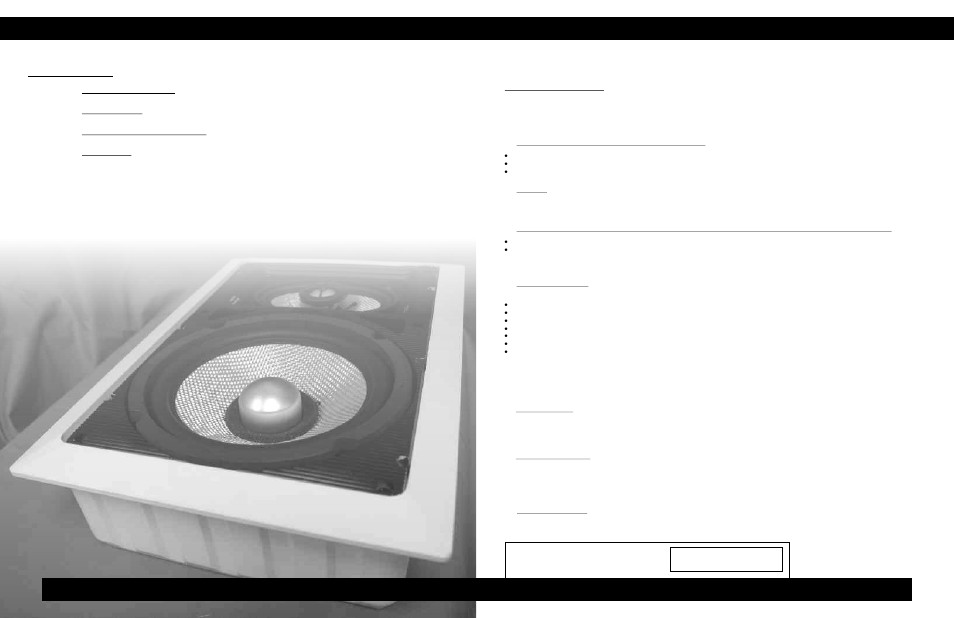 Serial number, Table of content | EarthQuake Image-846 User Manual | Page 2 / 4