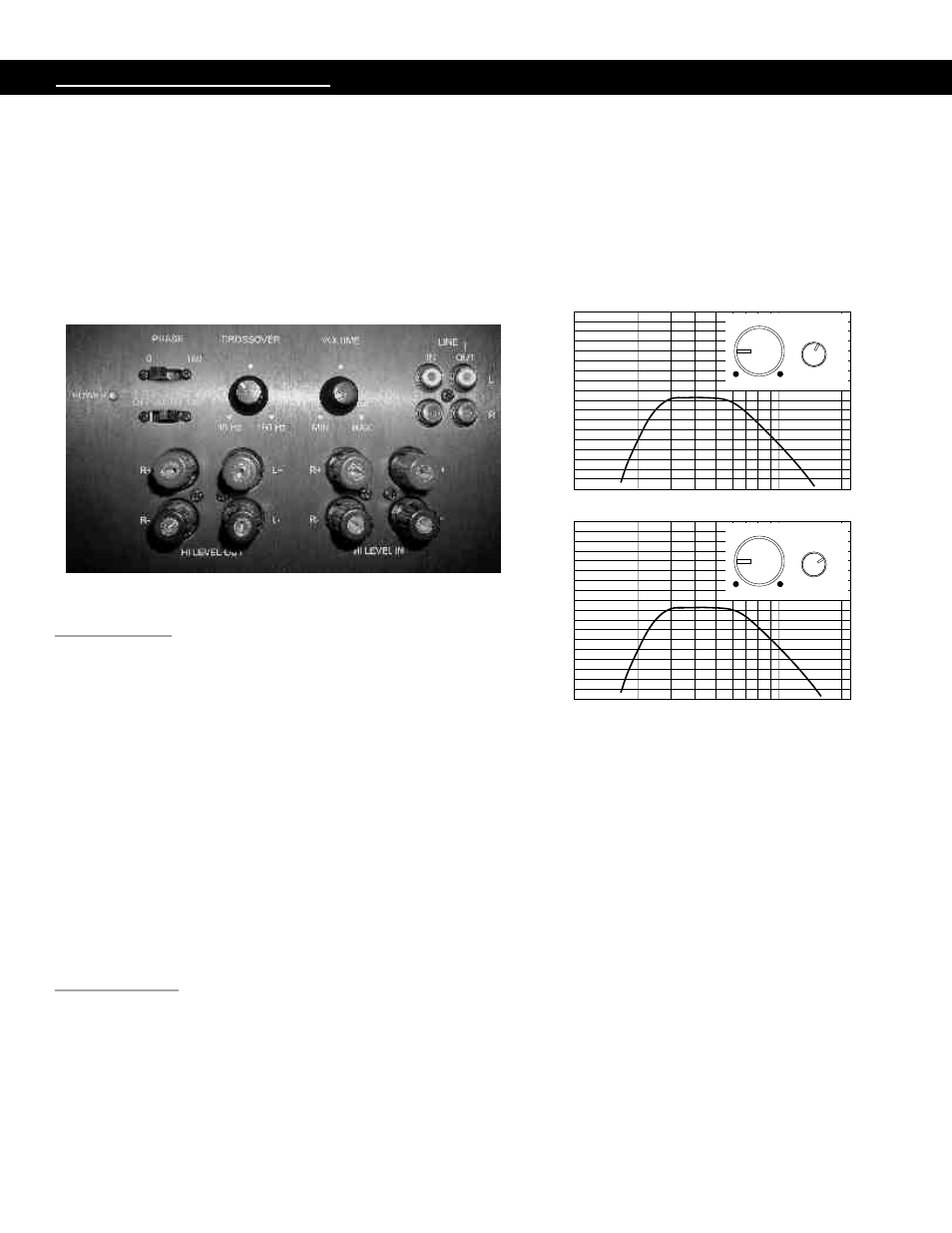 Setting up your subwoofer | Earthquake Sound S-12 User Manual | Page 7 / 10