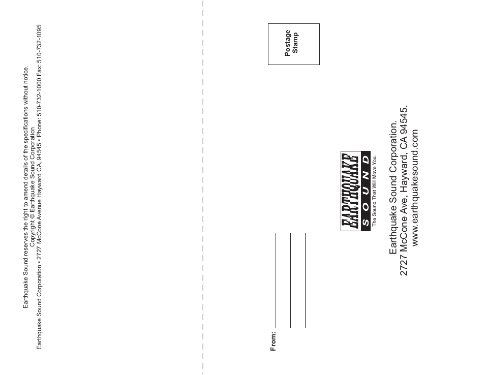 Earthquake Sound TREMORX15-4/15-8 User Manual | Page 8 / 8