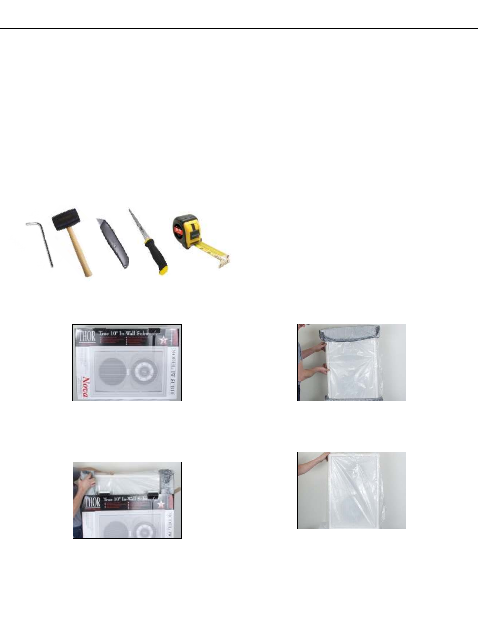 Caution, Your thor comes with, Thor features installation preparation | Unpacking your thor | EarthQuake THOR IW-SUB10 User Manual | Page 5 / 12