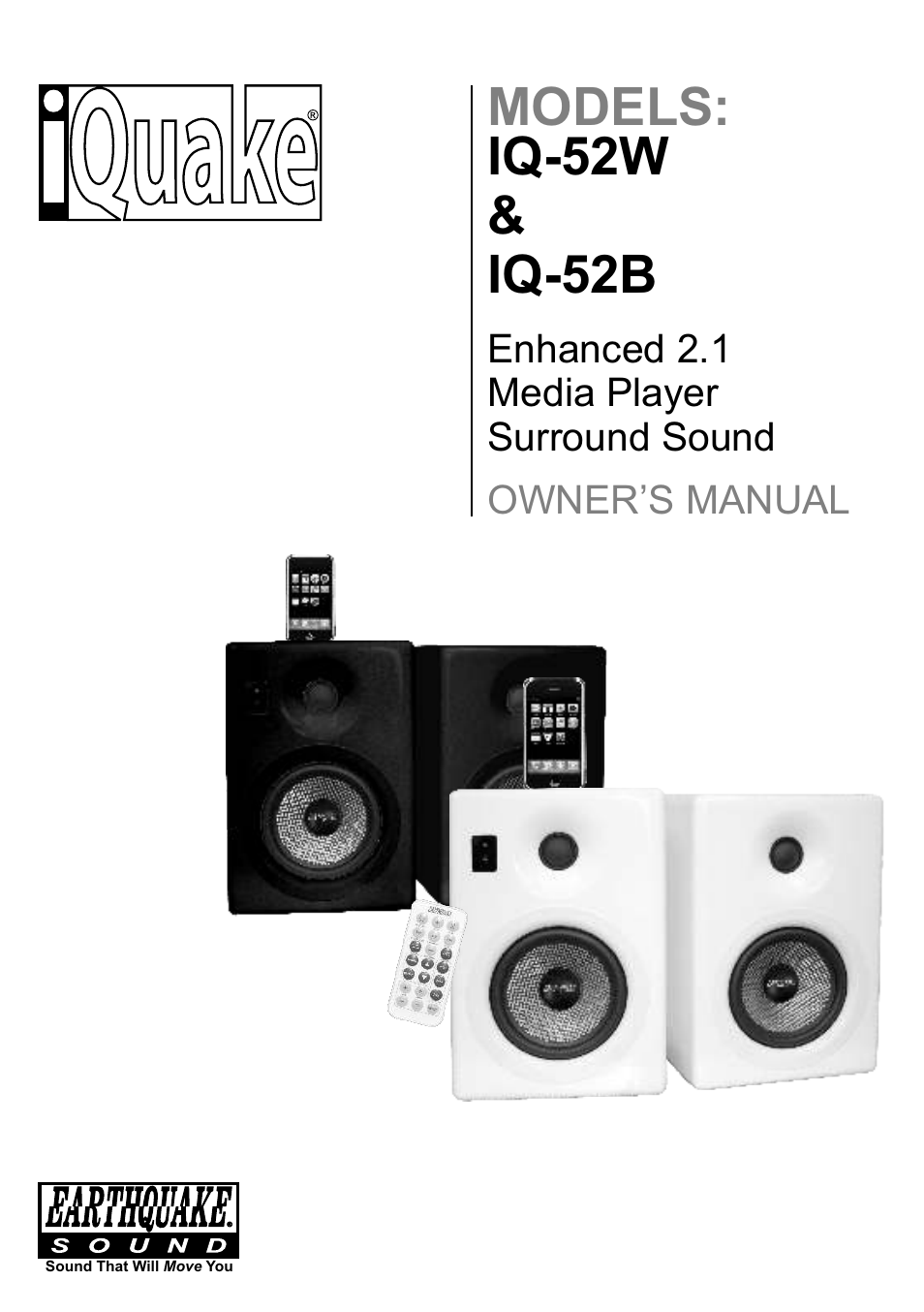 Earthquake Sound IQUAKE IQ-52W User Manual | 16 pages