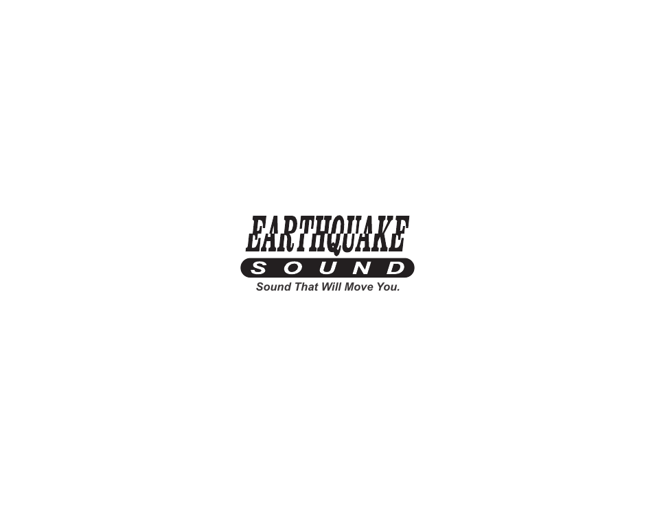 EarthQuake IQ-1500R User Manual | Page 12 / 12