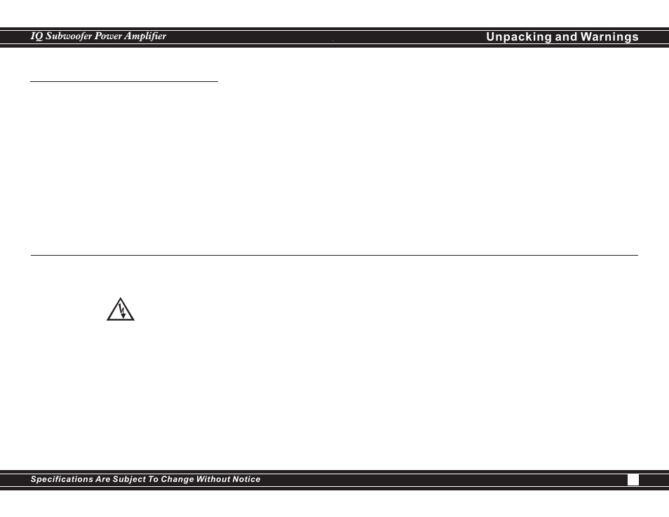 EarthQuake IQ-1500R User Manual | Page 3 / 12