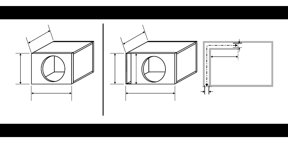 Suggested enclosure designs ported/vented box, Sealed box, Ported/vented box | Suggested enclosure designs | EarthQuake Magma-15X User Manual | Page 6 / 8