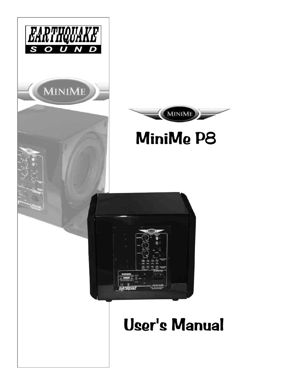 EarthQuake MiniMe-P8W User Manual | 16 pages