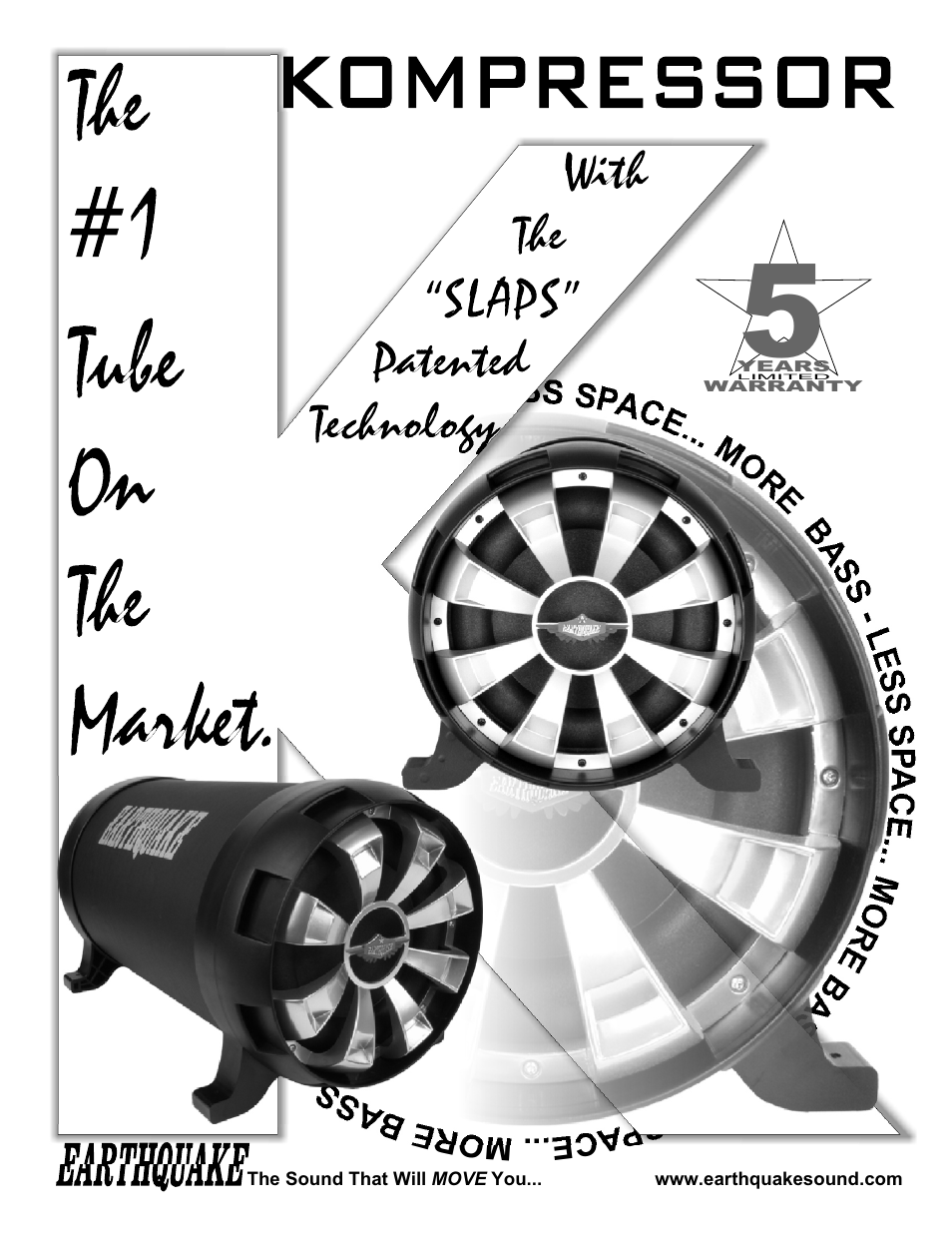Earthquake Sound Kompressor User Manual | 4 pages