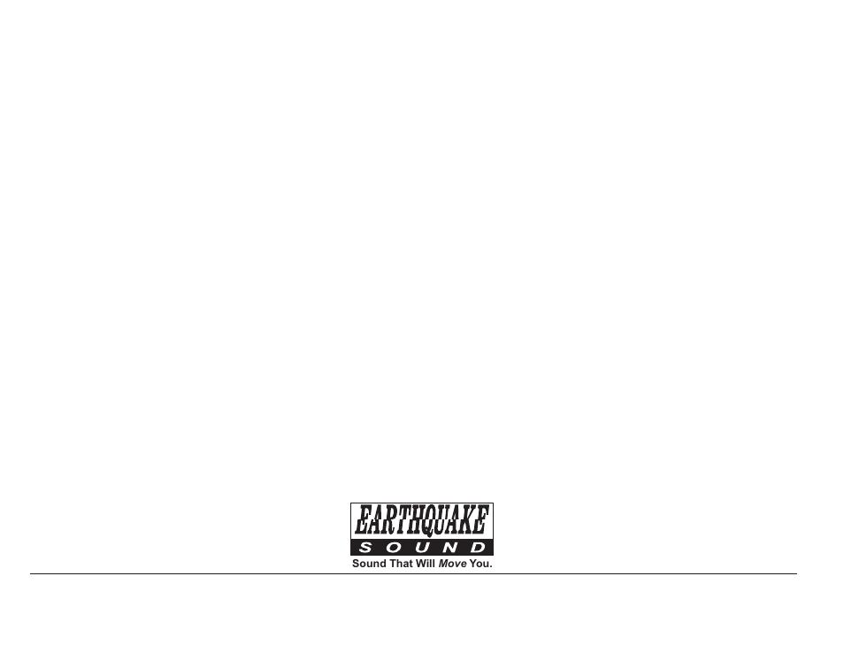 EarthQuake Cinenova IR 16 channel User Manual | Page 20 / 20