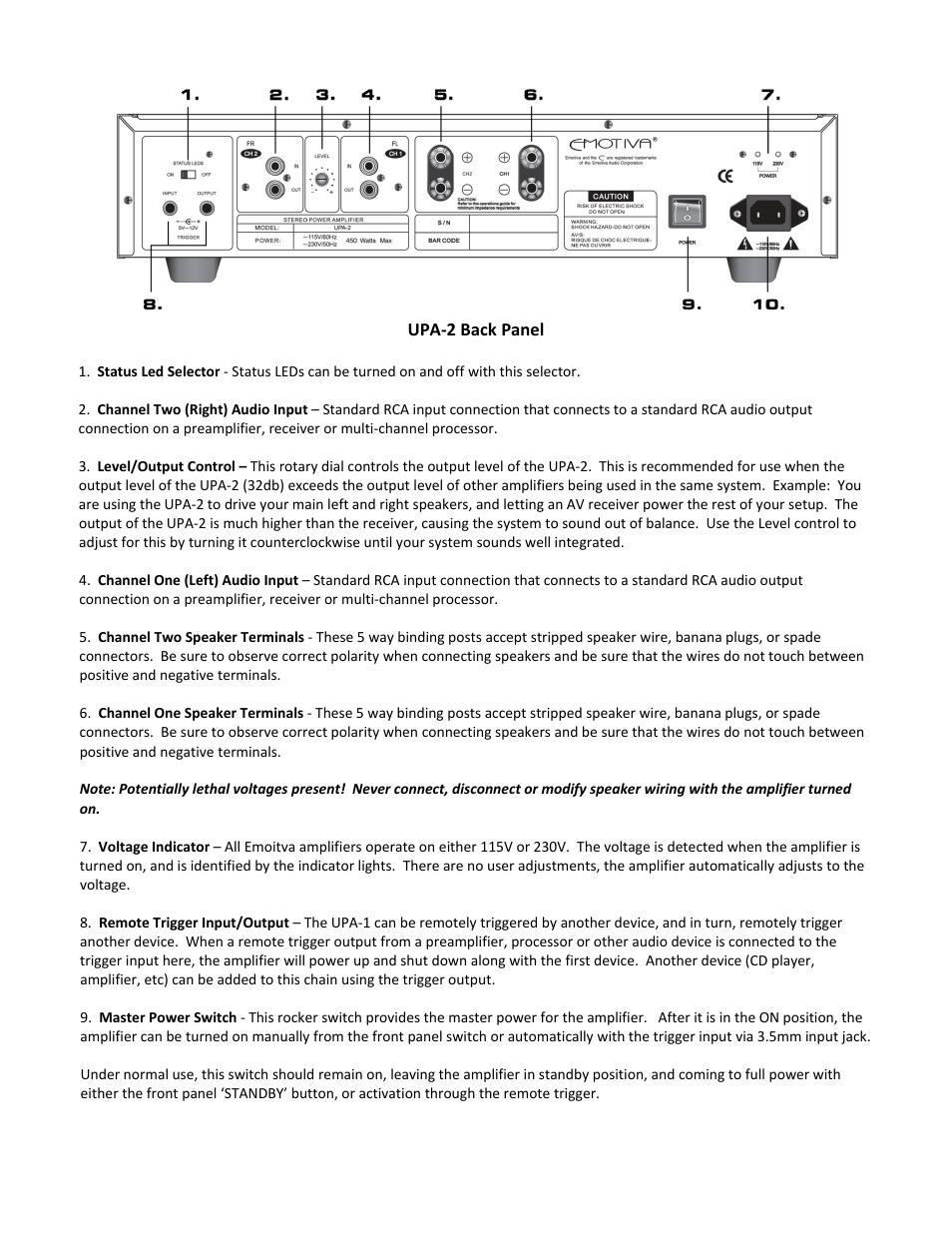 Emotiva UPA-1 User Manual | Page 15 / 36