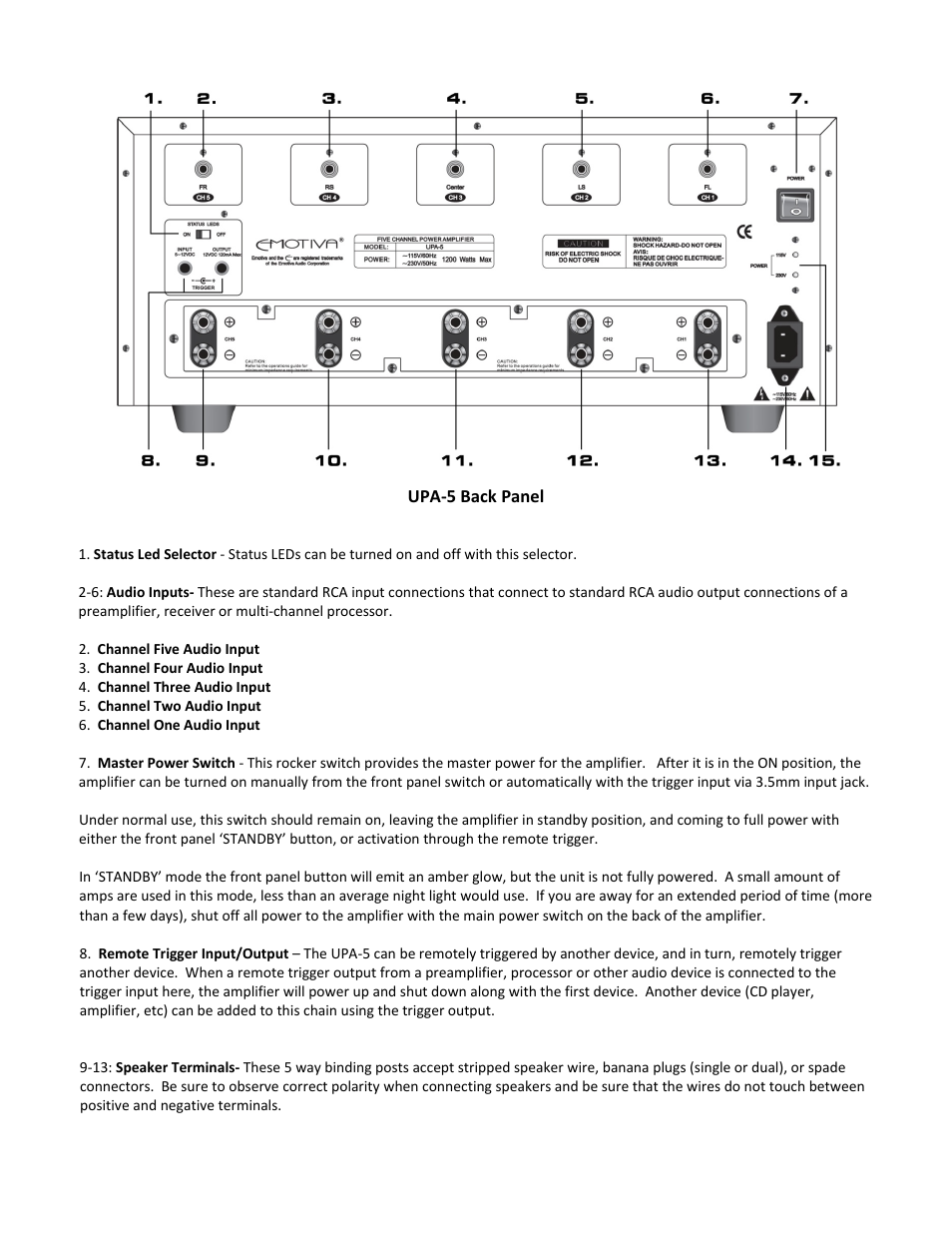 Emotiva UPA-1 User Manual | Page 17 / 36