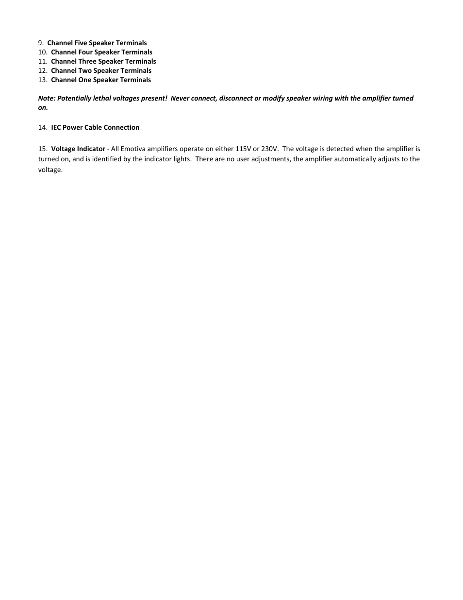 Emotiva UPA-1 User Manual | Page 18 / 36