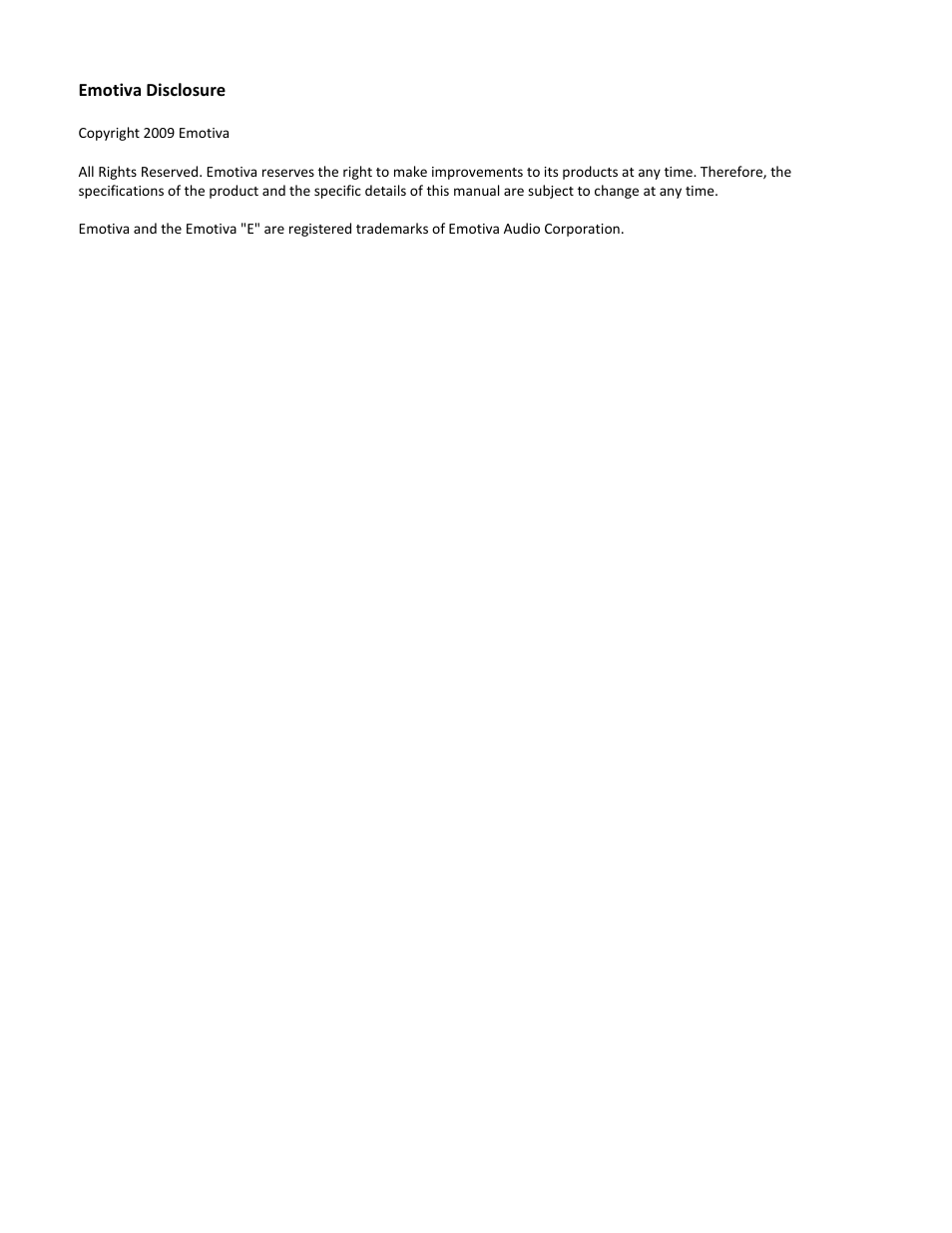 Emotiva UPA-1 User Manual | Page 35 / 36