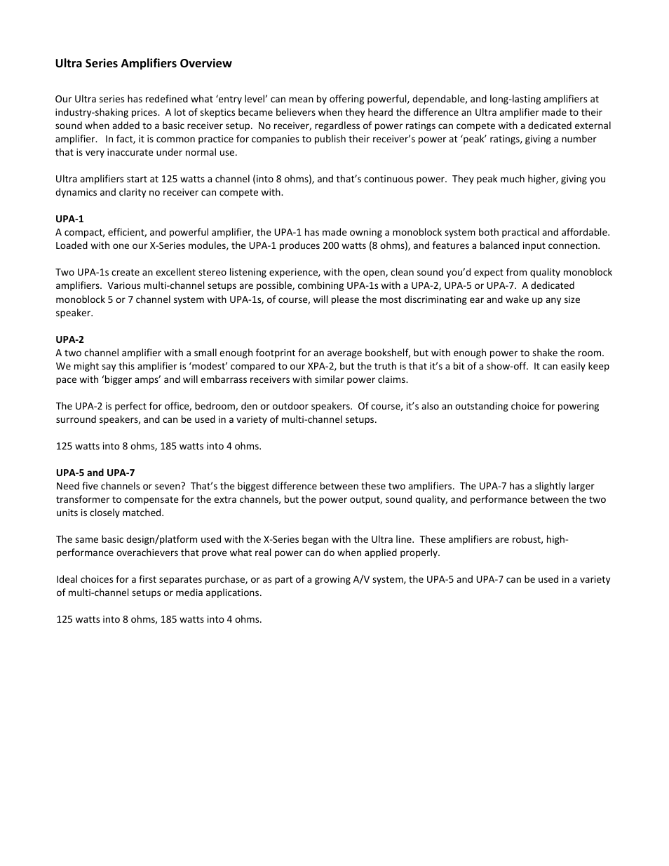 Emotiva UPA-1 User Manual | Page 9 / 36
