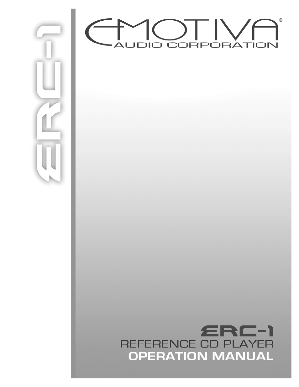 Emotiva ERC-1 User Manual | 23 pages
