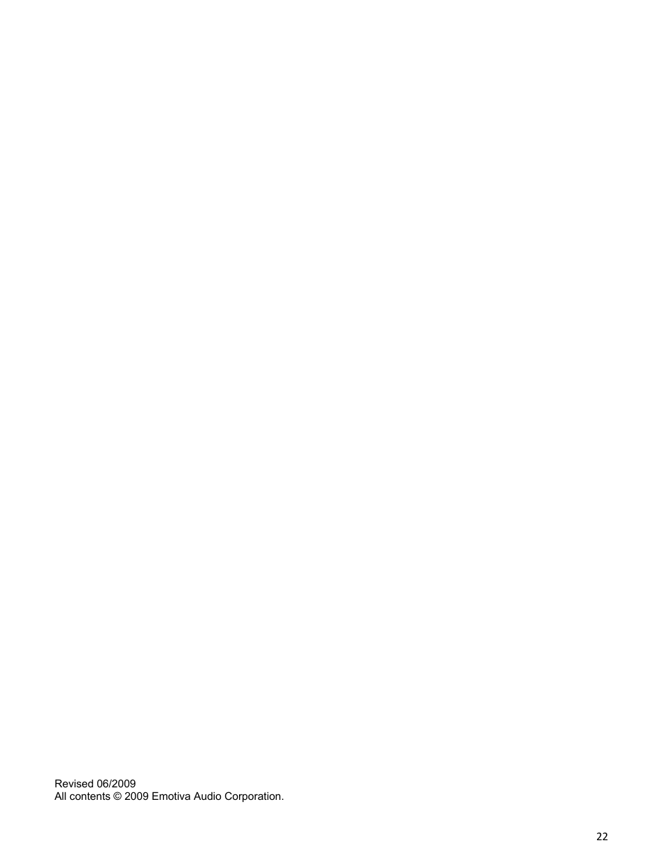 Emotiva ERC-1 User Manual | Page 22 / 23