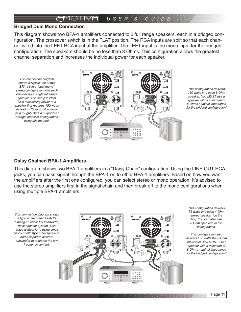 Emotiva pmn User Manual | Page 11 / 16