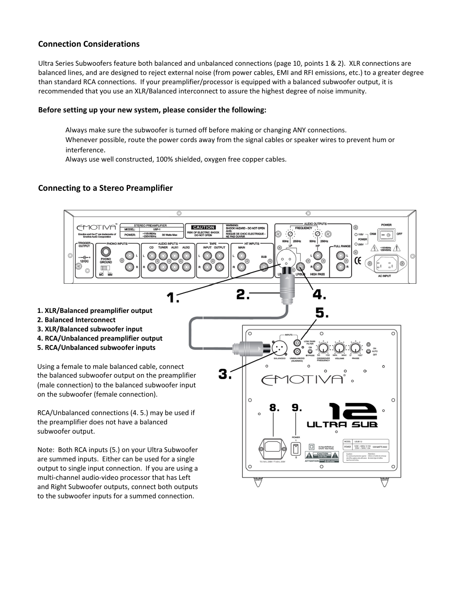 Emotiva 10 User Manual | Page 13 / 21