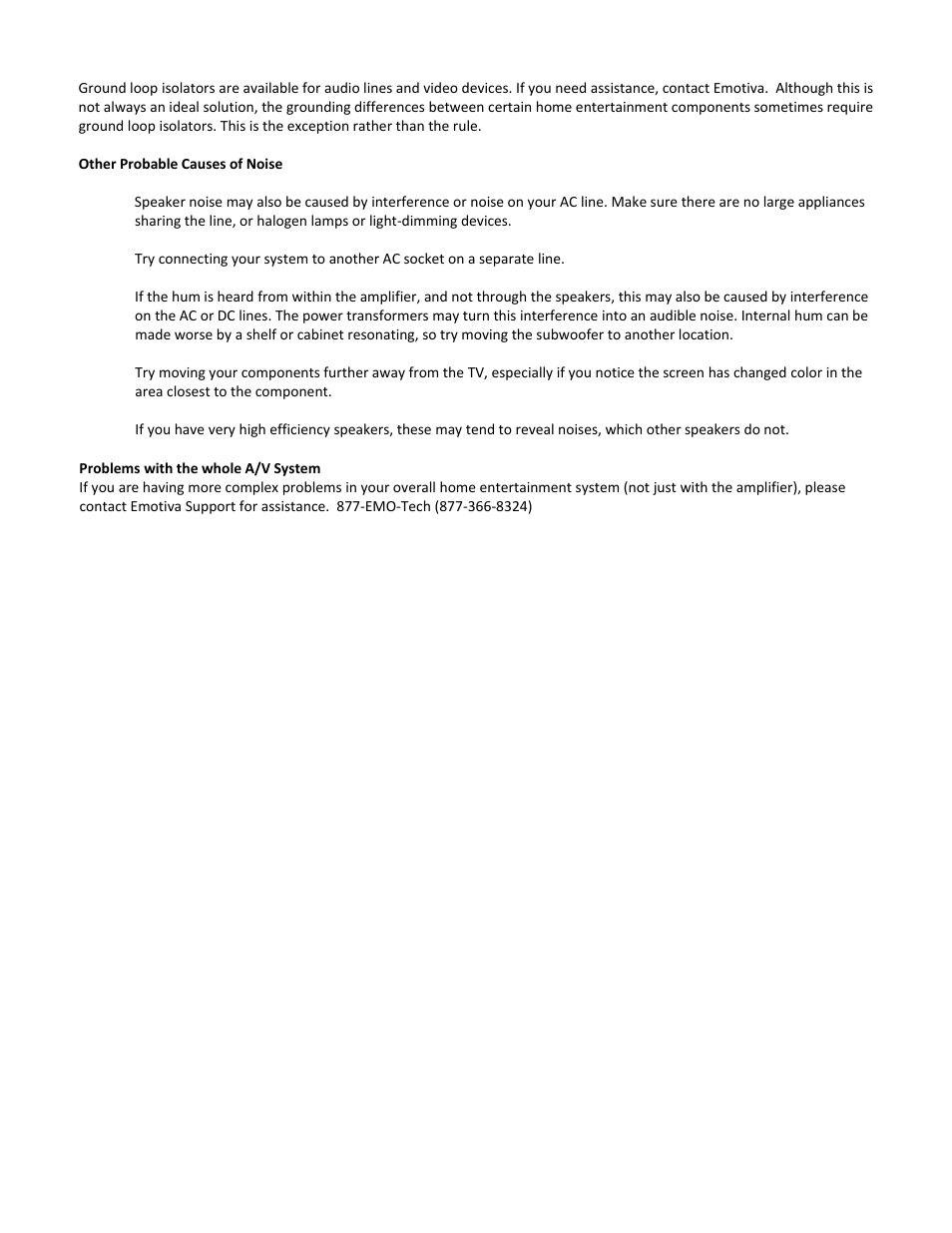 Emotiva 10 User Manual | Page 19 / 21