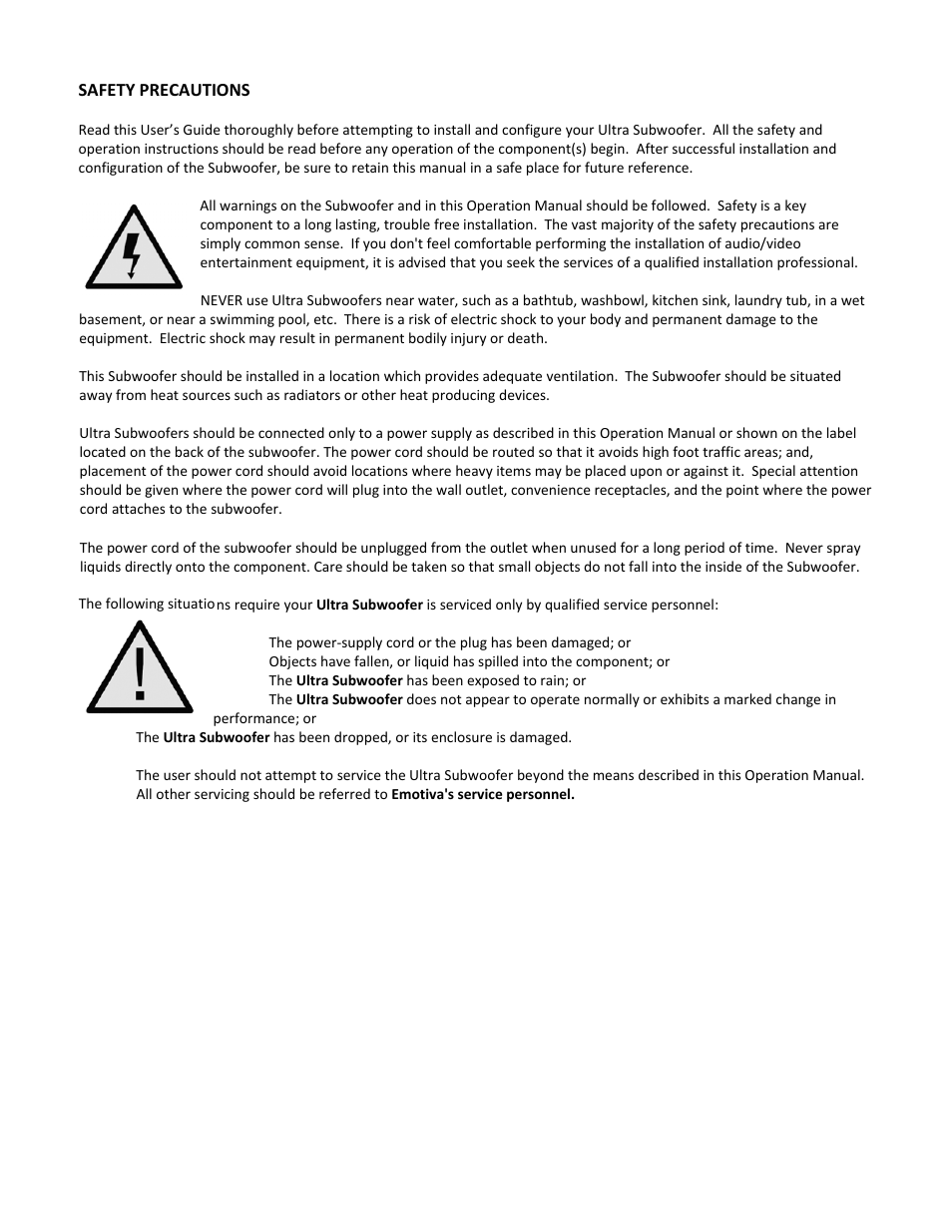 Emotiva 10 User Manual | Page 4 / 21