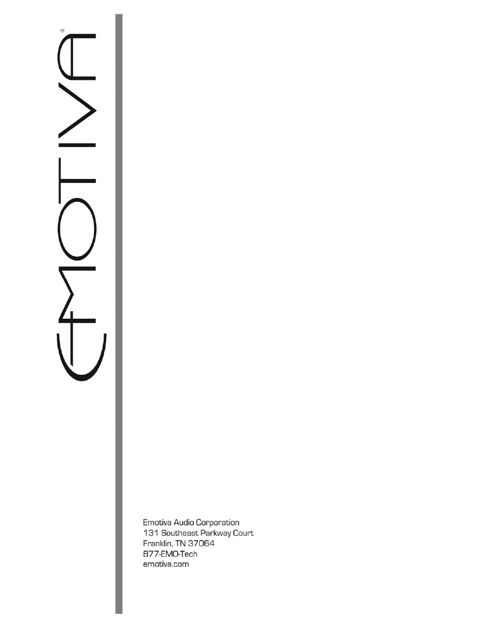 Emotiva USP-1 User Manual | Page 26 / 26