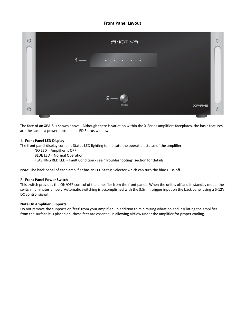 Emotiva XPA-1 User Manual | Page 12 / 37