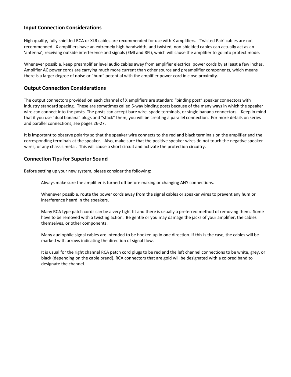 Emotiva XPA-1 User Manual | Page 23 / 37