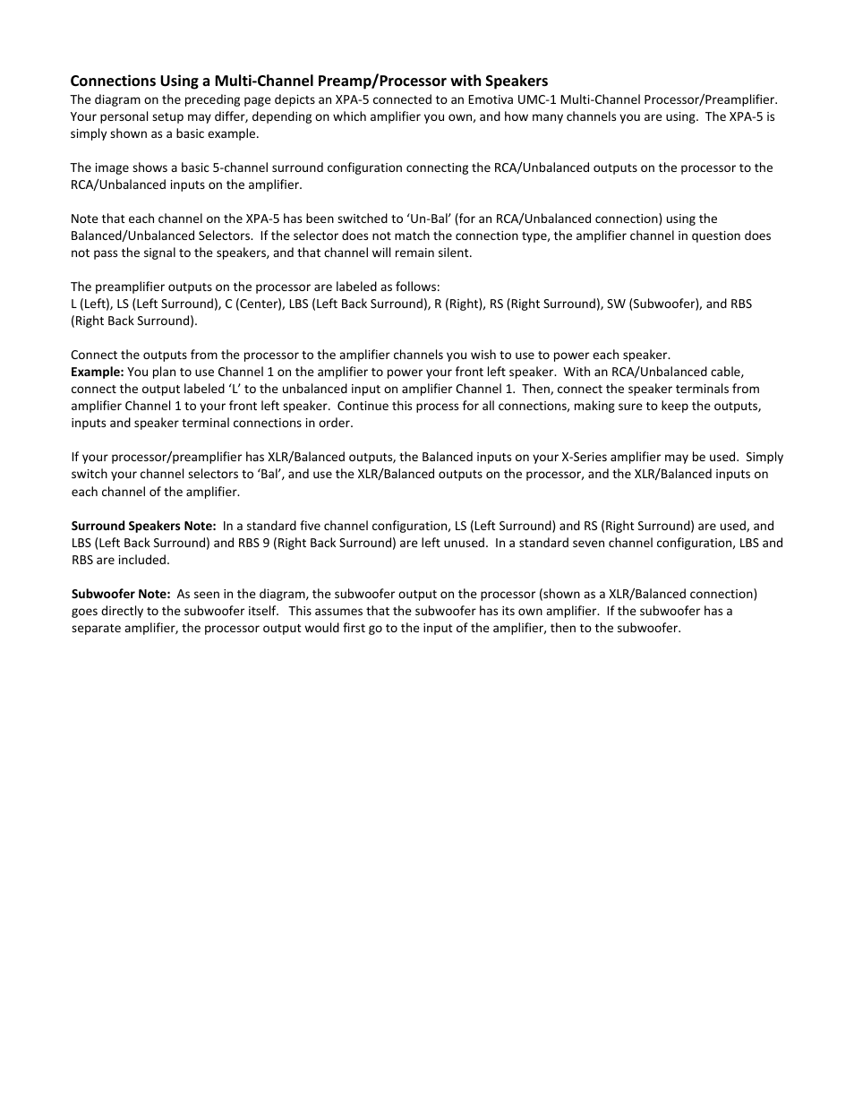 Emotiva XPA-1 User Manual | Page 25 / 37