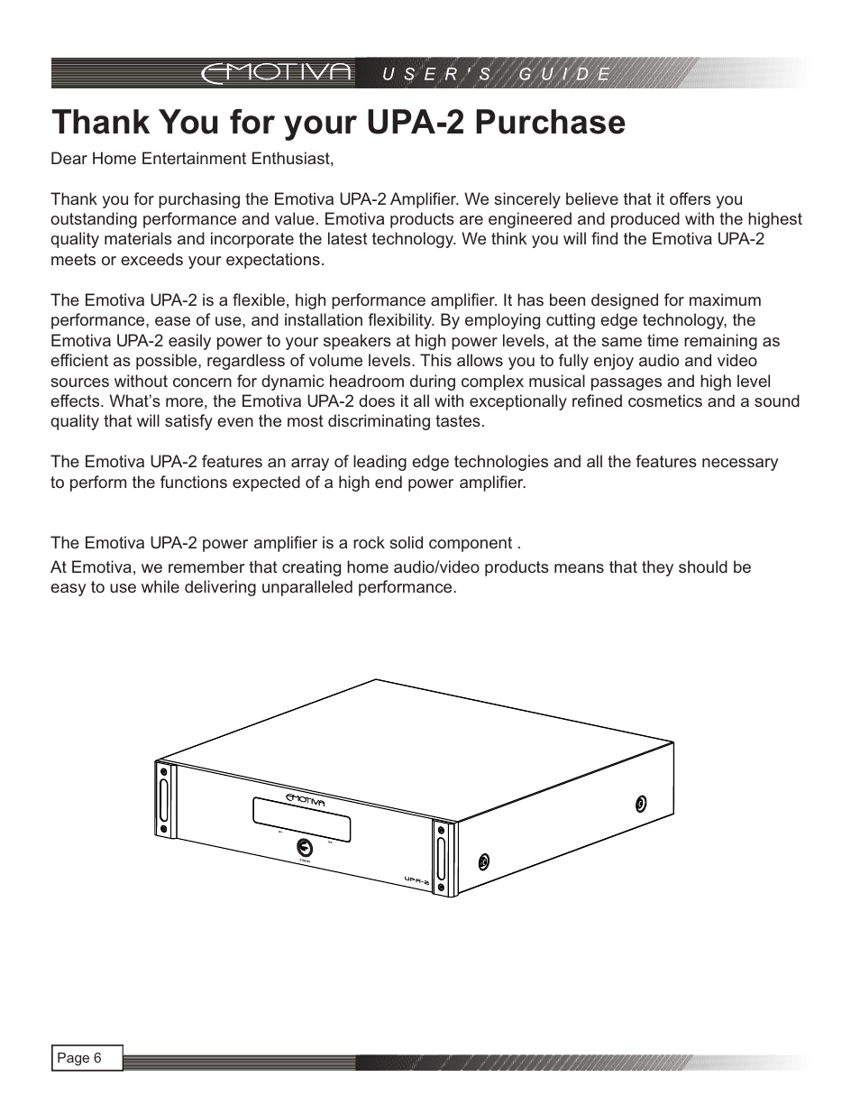 Emotiva UPA-2 User Manual | Page 7 / 23