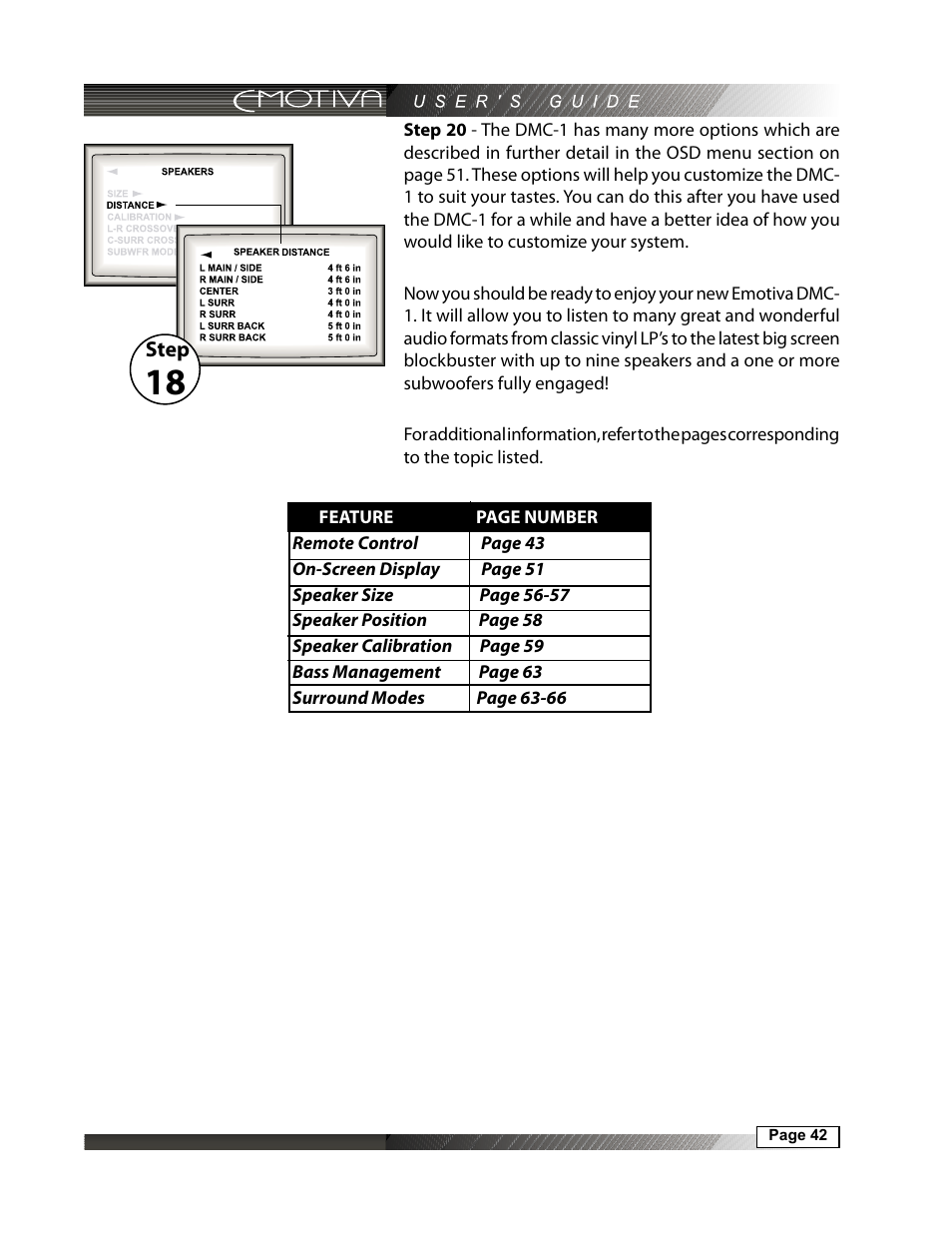 Emotiva DMC-1 User Manual | Page 42 / 96