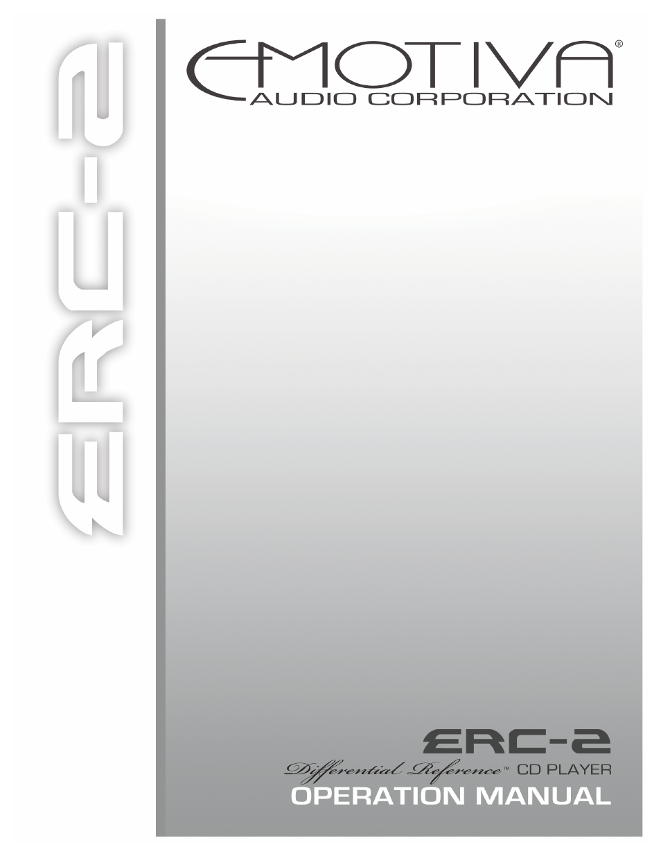 Emotiva ERC-2 User Manual | 23 pages