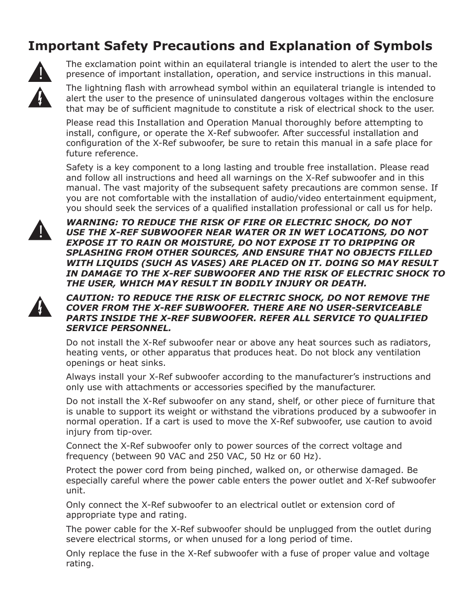 Emotiva X-Ref 10 User Manual | Page 3 / 32