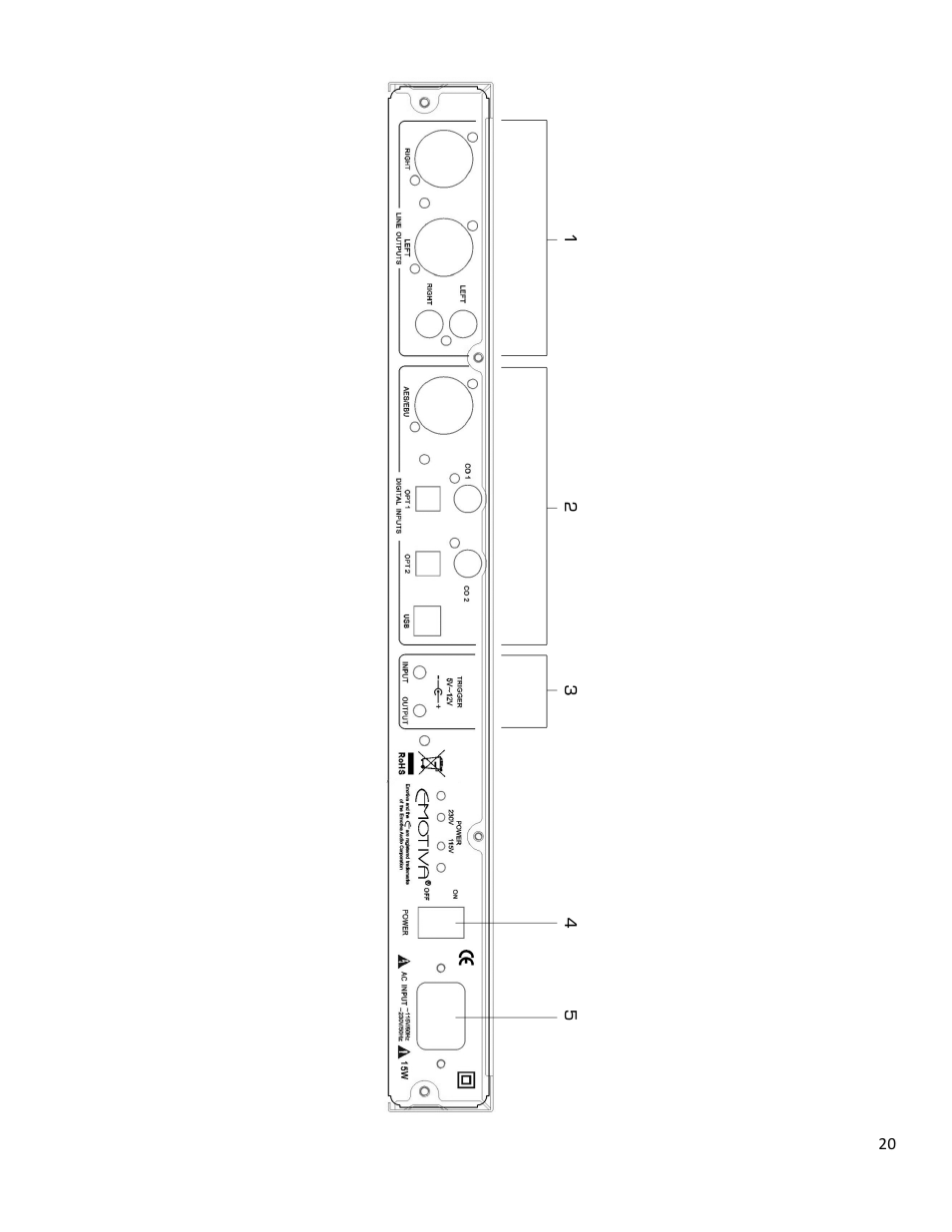 Emotiva DIFFERENTIAL REFERENCE XDA-1 User Manual | Page 20 / 22