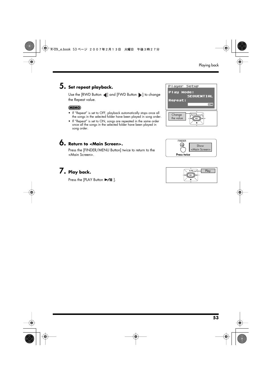Edirol R-09 User Manual | Page 53 / 108