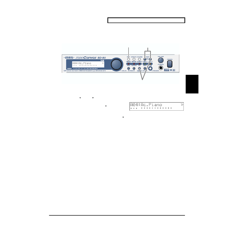 Soloing a part | Edirol SD-80 User Manual | Page 29 / 132