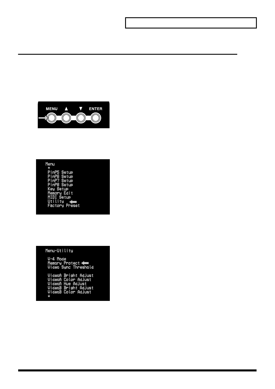 Protecting the memory | Edirol V-4 User Manual | Page 53 / 100