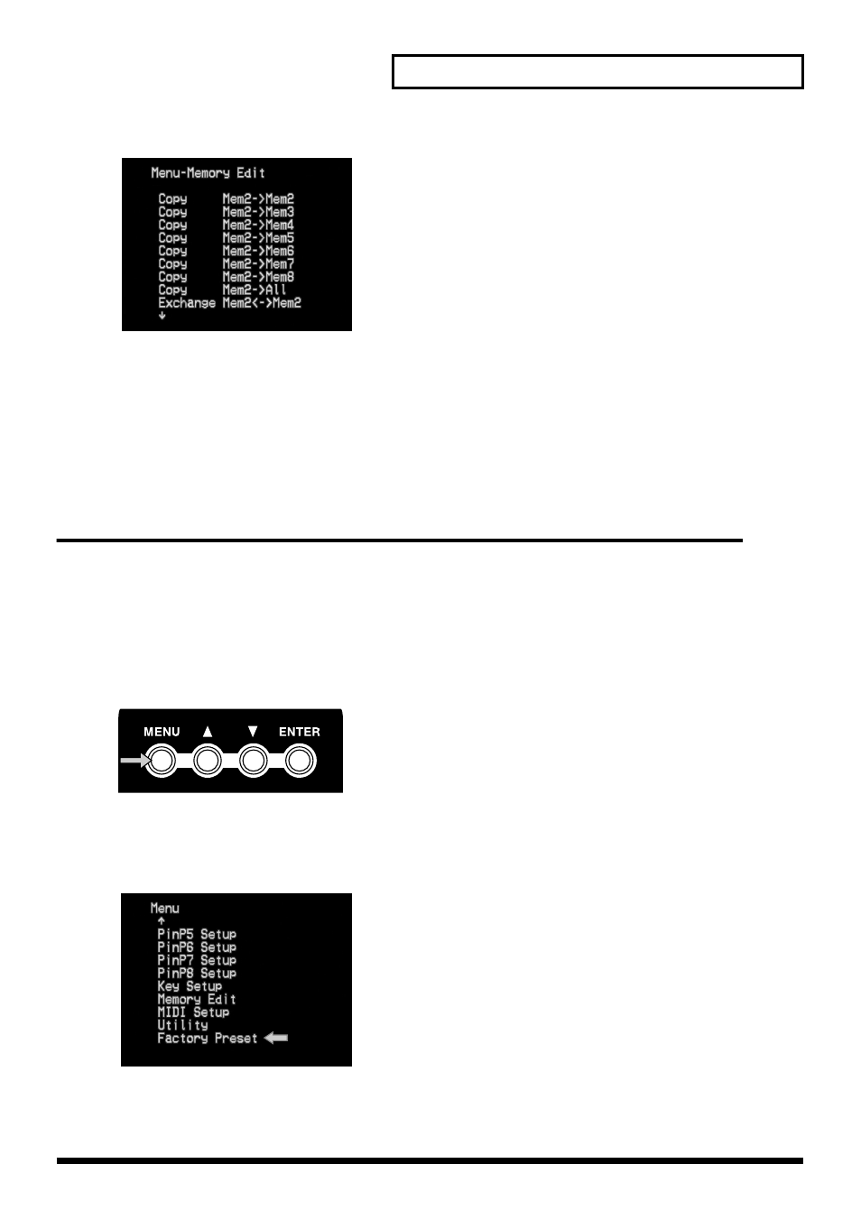 Recalling the factory settings | Edirol V-4 User Manual | Page 55 / 100