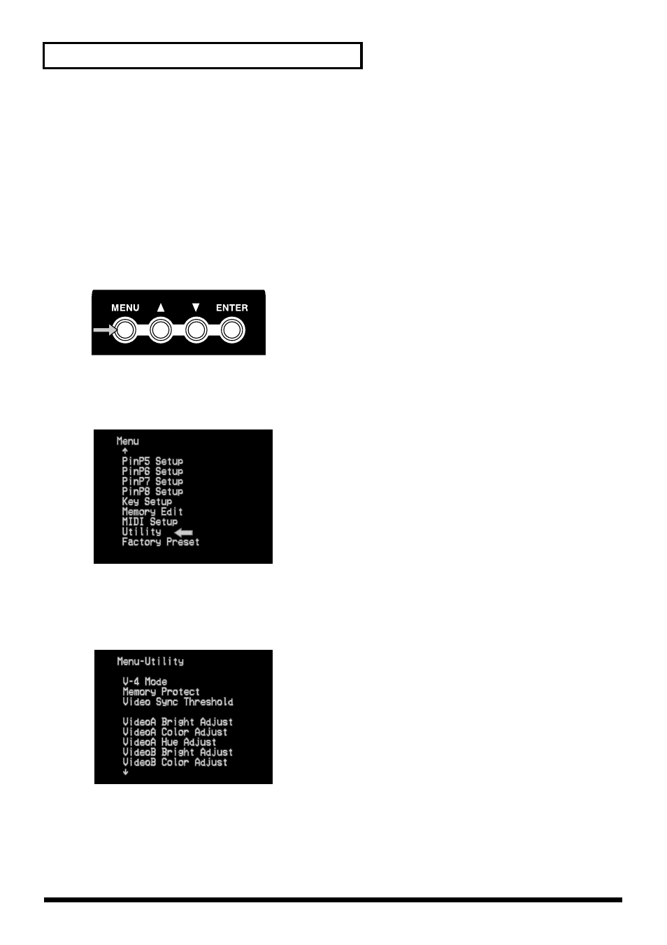 Making various settings | Edirol V-4 User Manual | Page 64 / 100