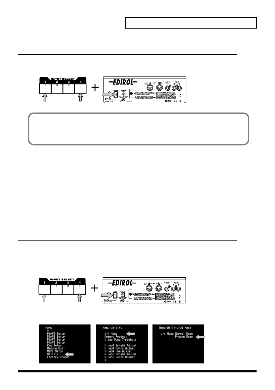 Switching to presentation mode, The function of the input selector, The function of the bpm/control dial | Edirol V-4 User Manual | Page 69 / 100