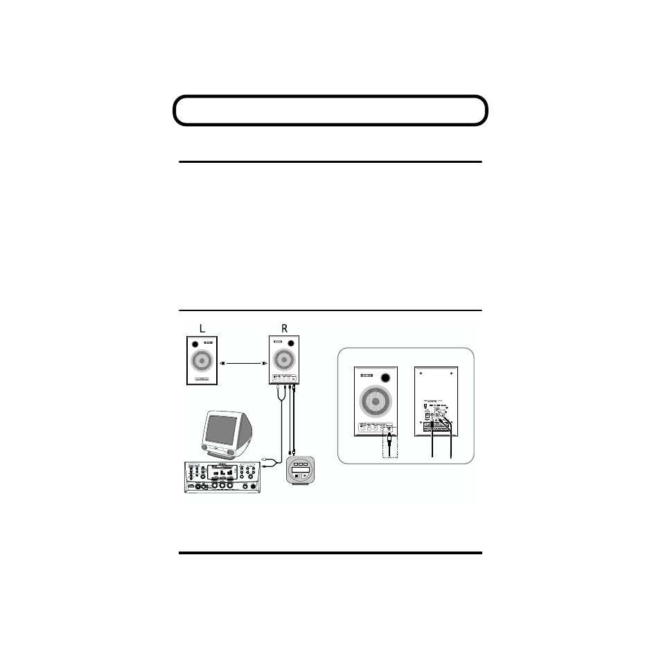 Connections, Connection example | Edirol MA-5D User Manual | Page 15 / 16