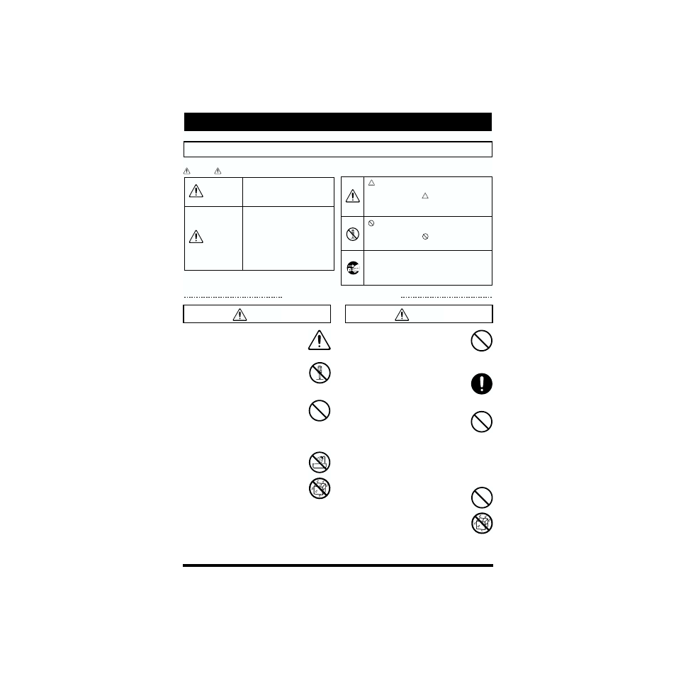 安全上のご注意 | Edirol MA-5D User Manual | Page 2 / 16