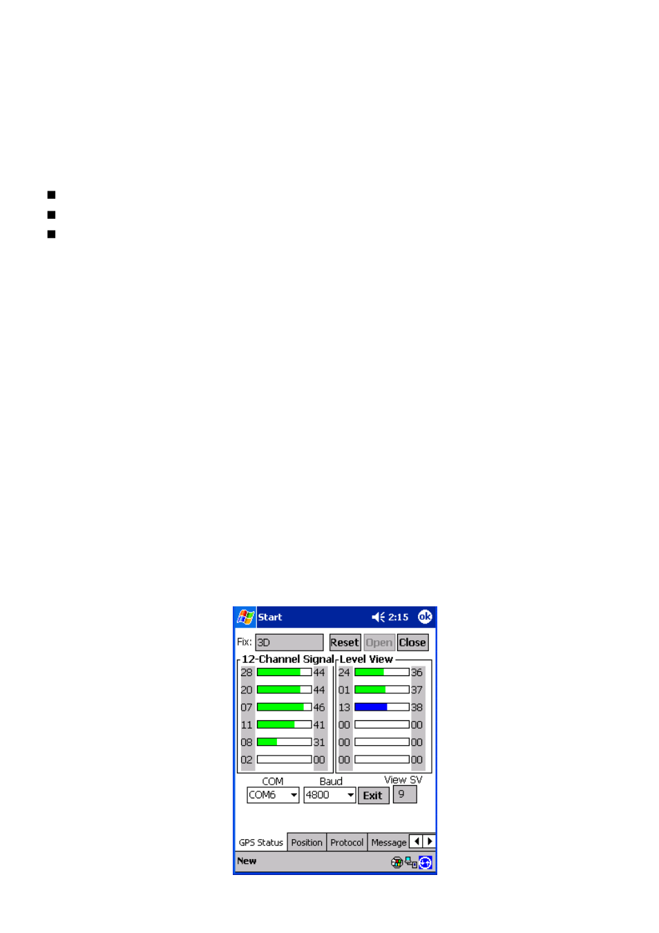 Step-3 to operate the gps application software | Meridian Data Transplant CF LP GPS Receiver User Manual | Page 21 / 30