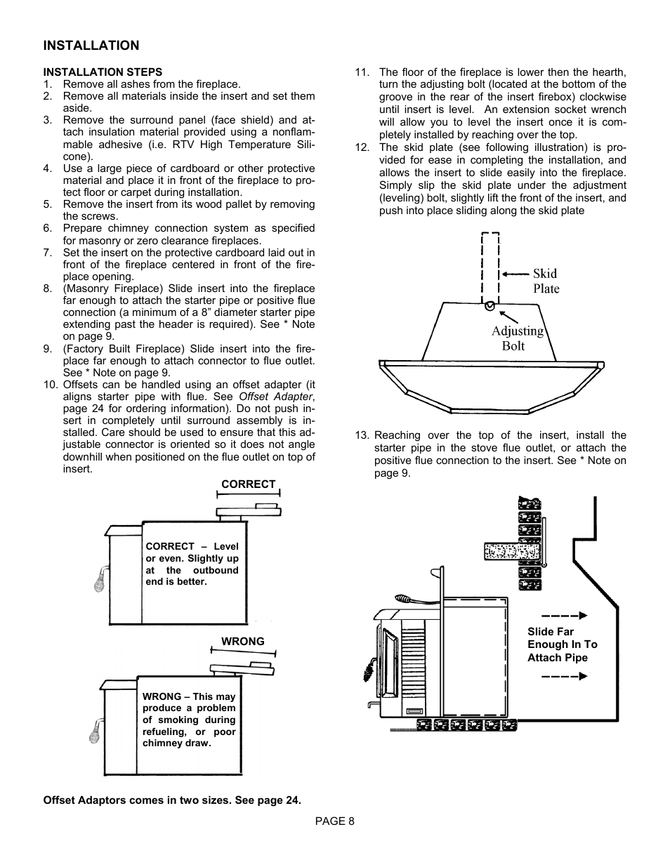EarthStone EARTH STOVE BV400C-2 User Manual | Page 8 / 28