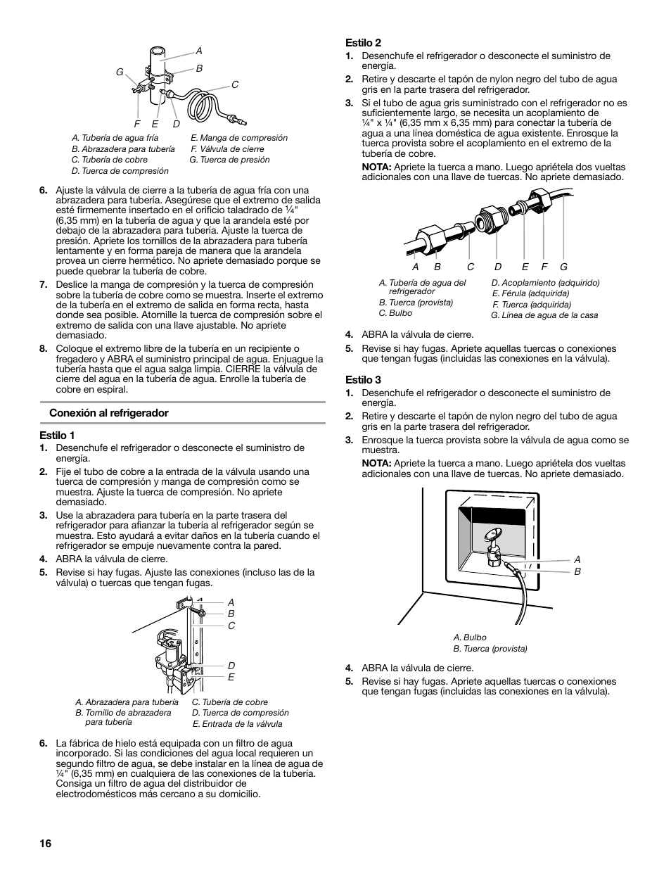 Estate Refrigerator W10193170A User Manual | Page 16 / 36