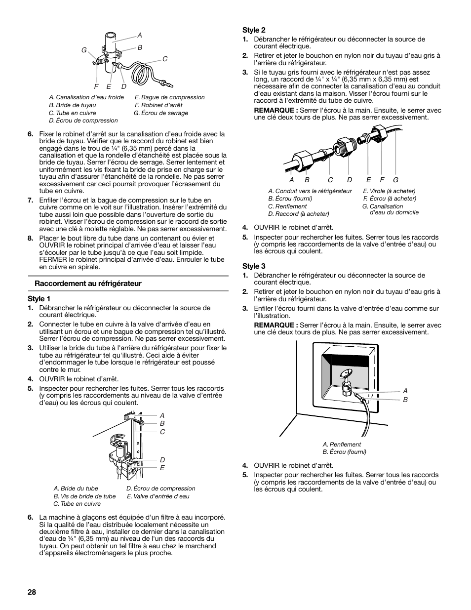 Estate Refrigerator W10193170A User Manual | Page 28 / 36