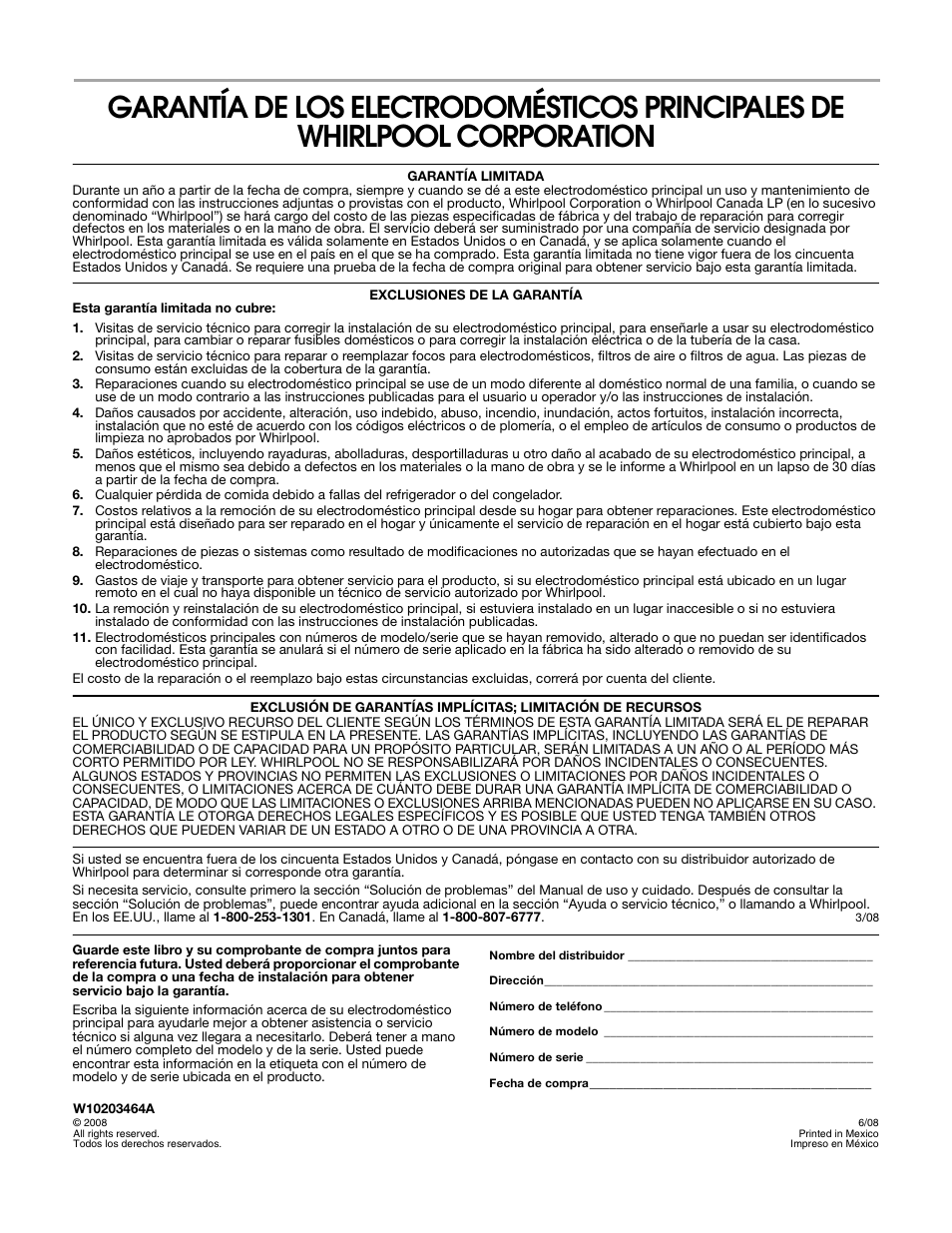 Estate W10203464A User Manual | Page 28 / 28